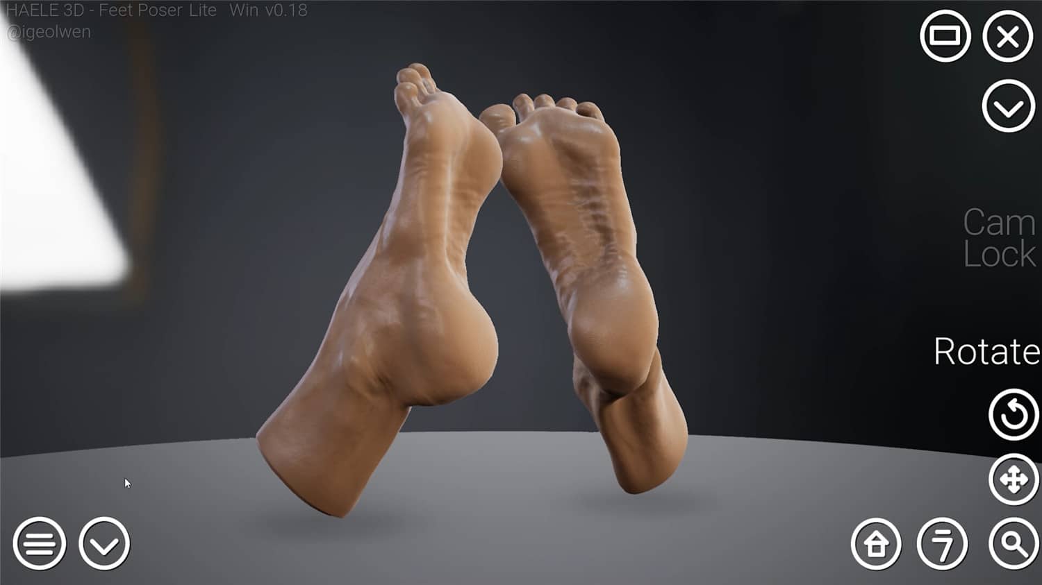 足部造型模拟器/HAELE 3D - Feet Poser Lite-3