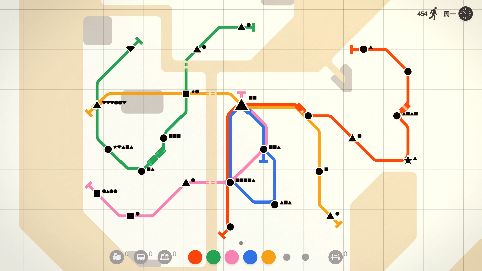 迷你地铁/迷你都市/模拟地铁/Mini Metro-3