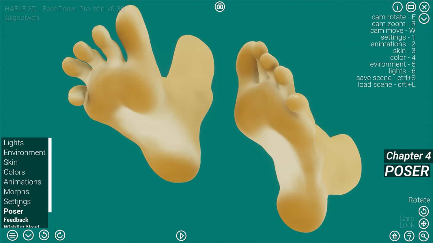 足部造型模拟器 - 专业版/HAELE 3D - Feet Poser Pro-4