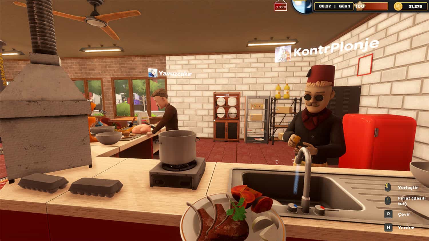 烤肉串模拟器/Kebab Chefs! - Restaurant Simulator-1