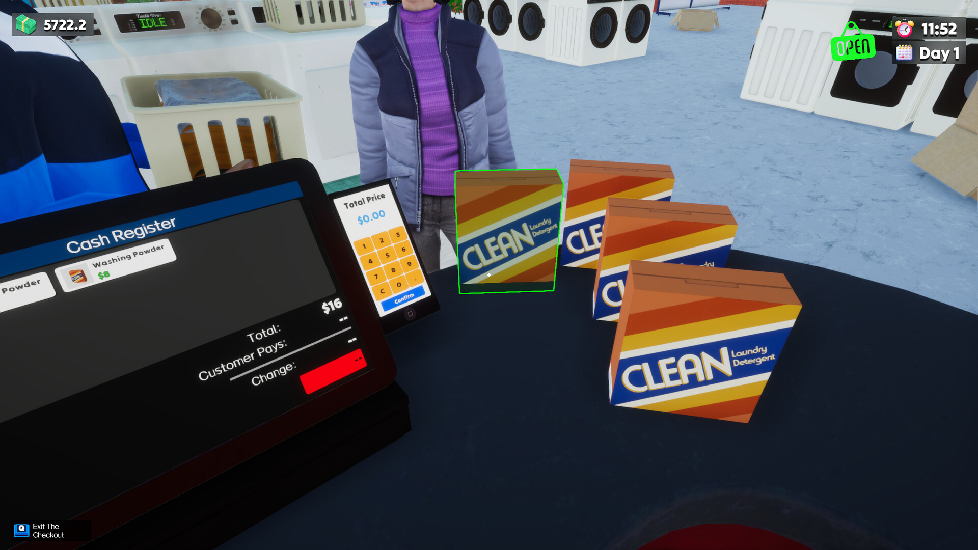 洗衣店模拟器：洗刷刷！/Laundry & Supermarket Simulator-4