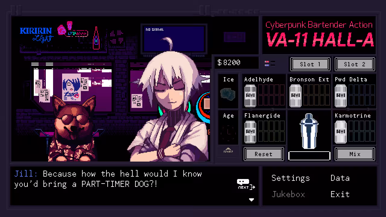 VA-11 HALL-A:赛博朋克酒保行动/VA-11 Hall-A: Cyberpunk Bartender Action-2 VA-11 HALL-A:赛博朋克酒保行动/VA-11 Hall-A: Cyberpunk Bartender Action-2