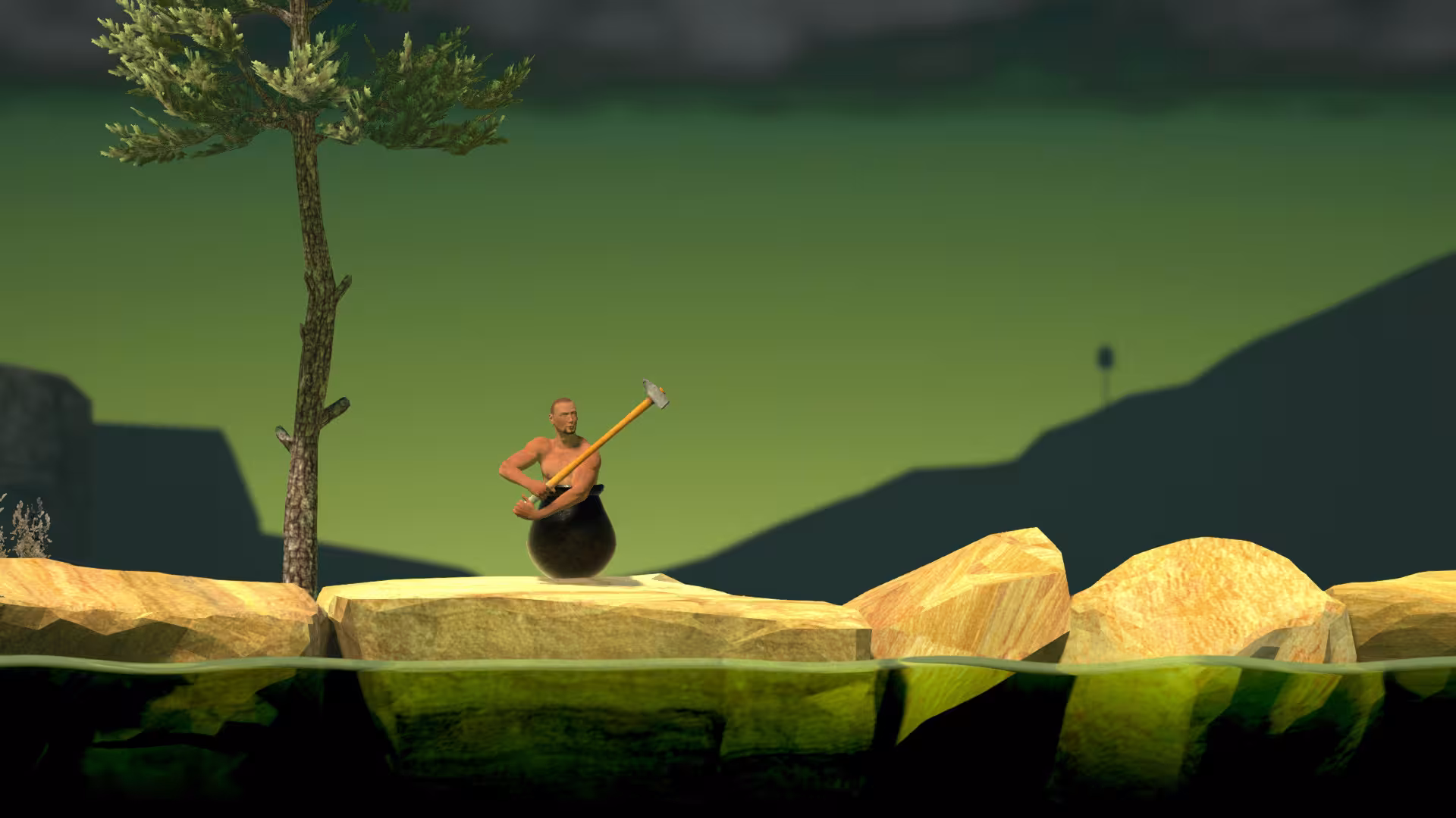 掘地求升/和班尼特福迪一起攻克难关/Getting Over It with Bennett Foddy-1 掘地求升/和班尼特福迪一起攻克难关/Getting Over It with Bennett Foddy-1