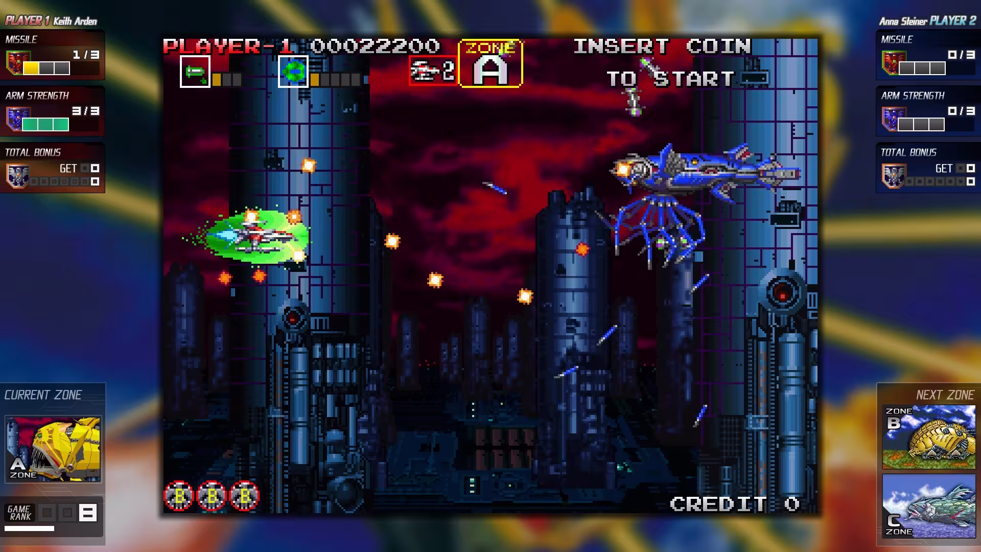 大流士游戏合集/Darius Cozmic Collection Arcade-4 大流士游戏合集/Darius Cozmic Collection Arcade-4