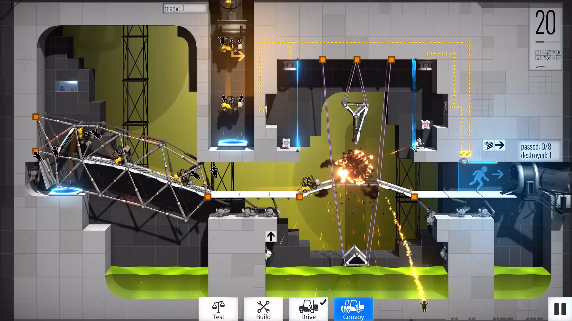 桥梁工程师传送门/Bridge Constructor Portal-6 桥梁工程师传送门/Bridge Constructor Portal-6