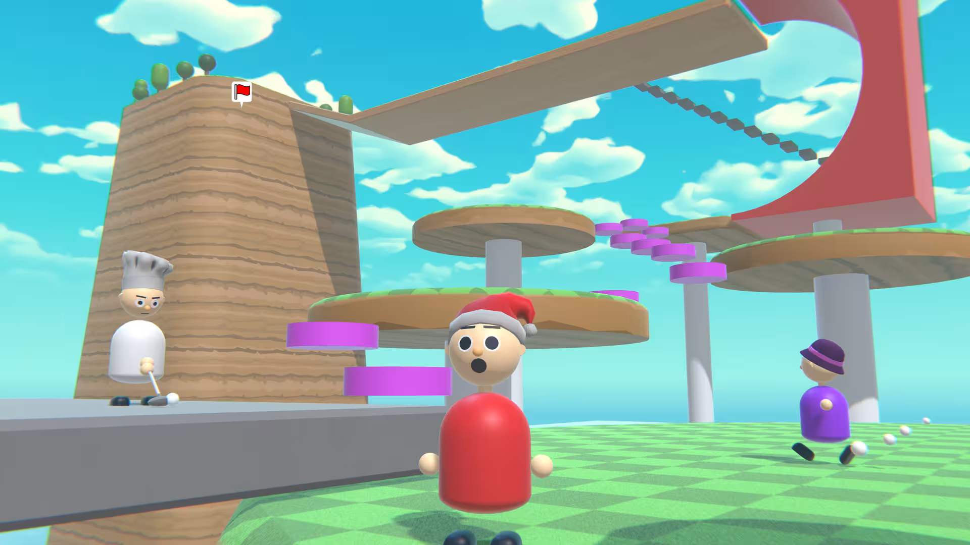 多人平台高尔夫/Multiplayer Platform Golf/支持网络联机-2