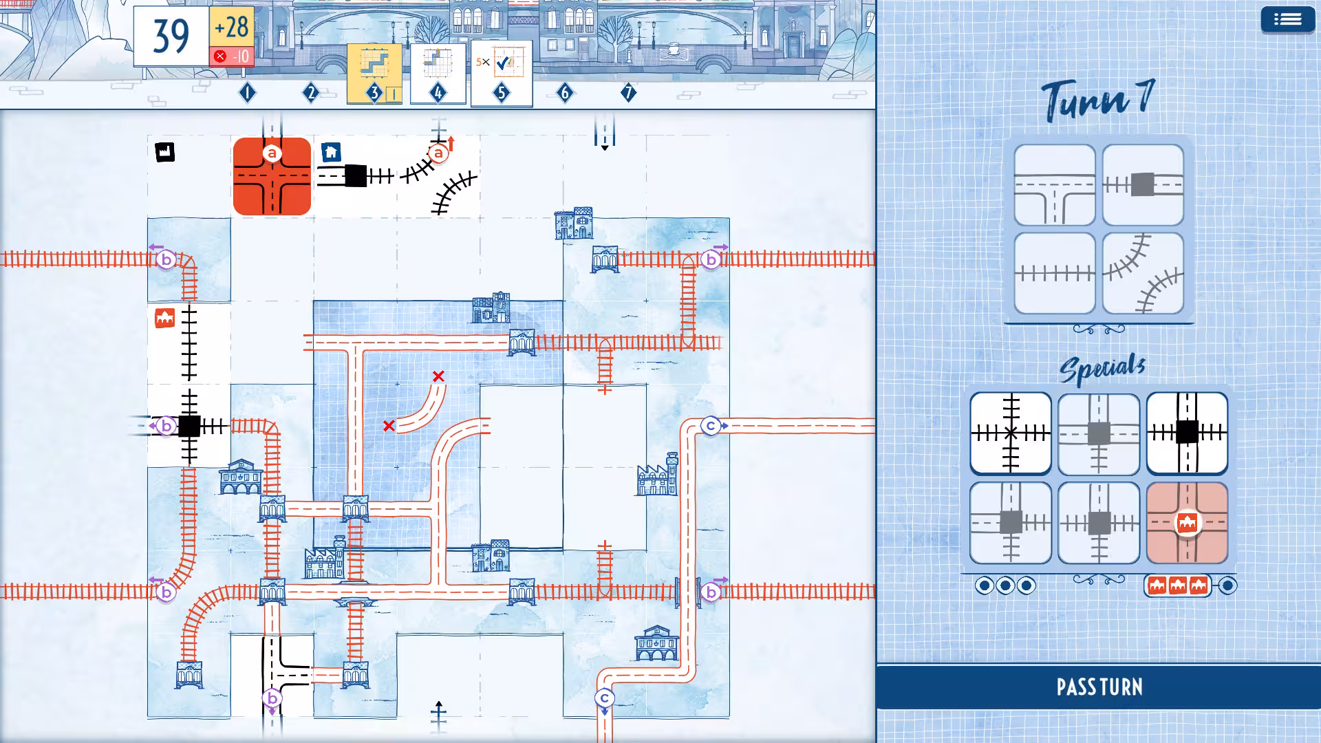 水墨铁道挑战/Railroad Ink Challenge-6 水墨铁道挑战/Railroad Ink Challenge-6