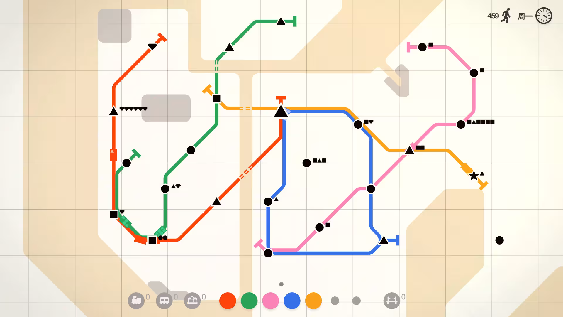 迷你地铁/迷你都市/模拟地铁/Mini Metro-5