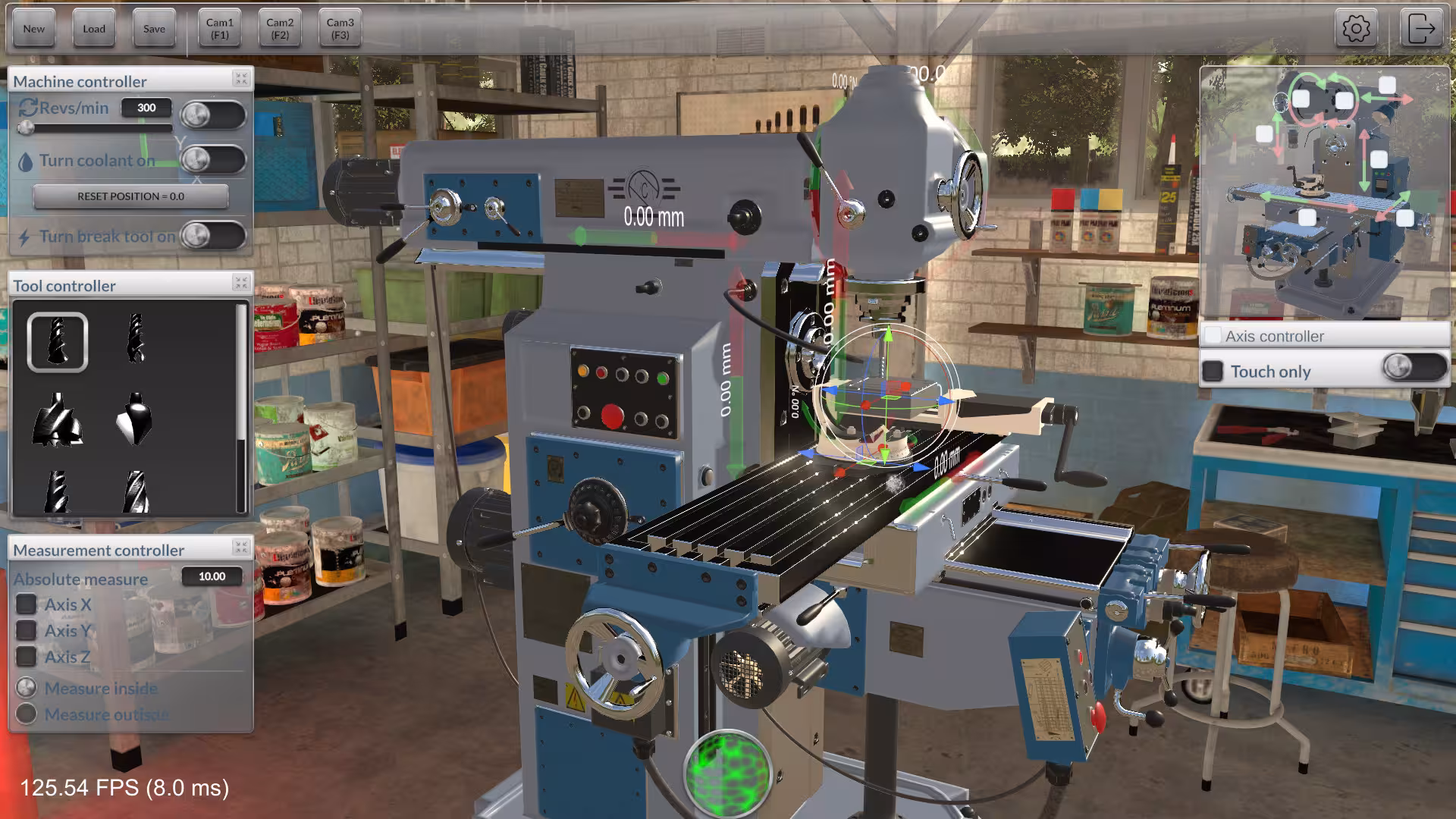 铣削机模拟器/Milling machine simulator