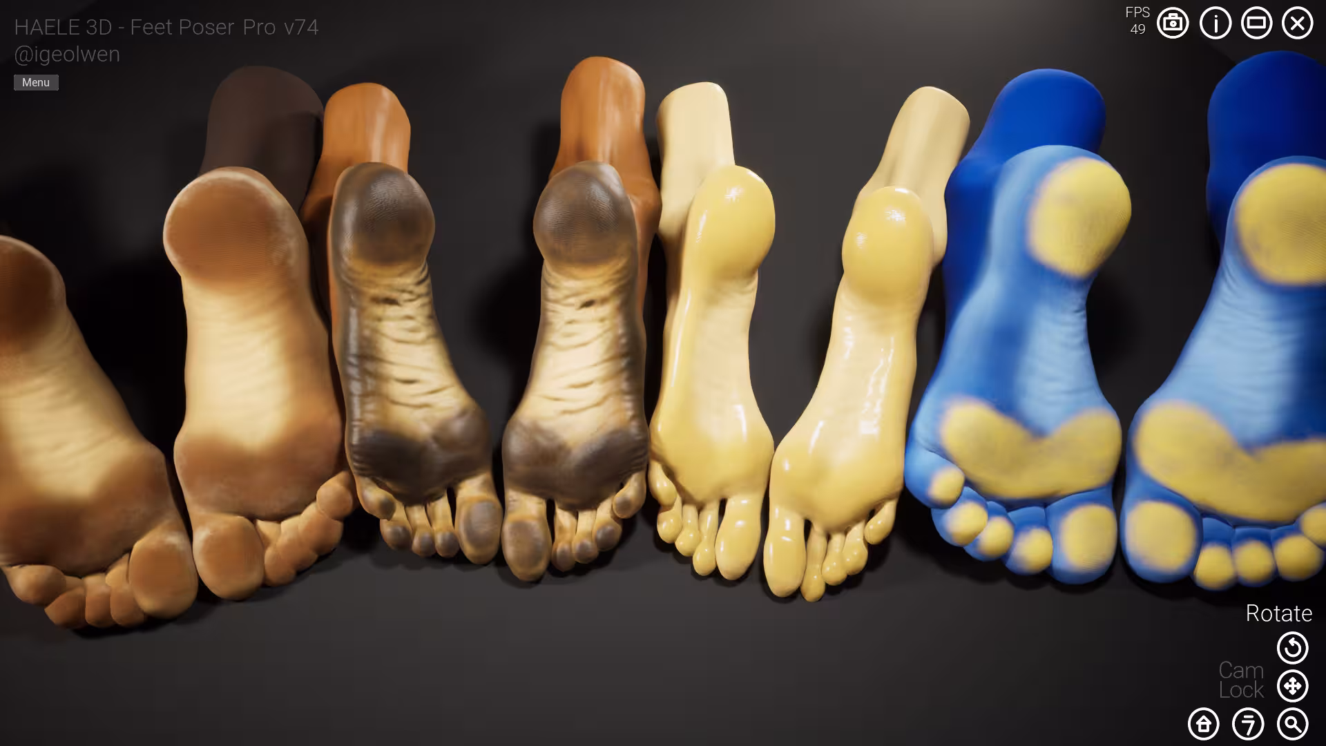 足部造型模拟器 - 专业版/HAELE 3D - Feet Poser Pro-2
