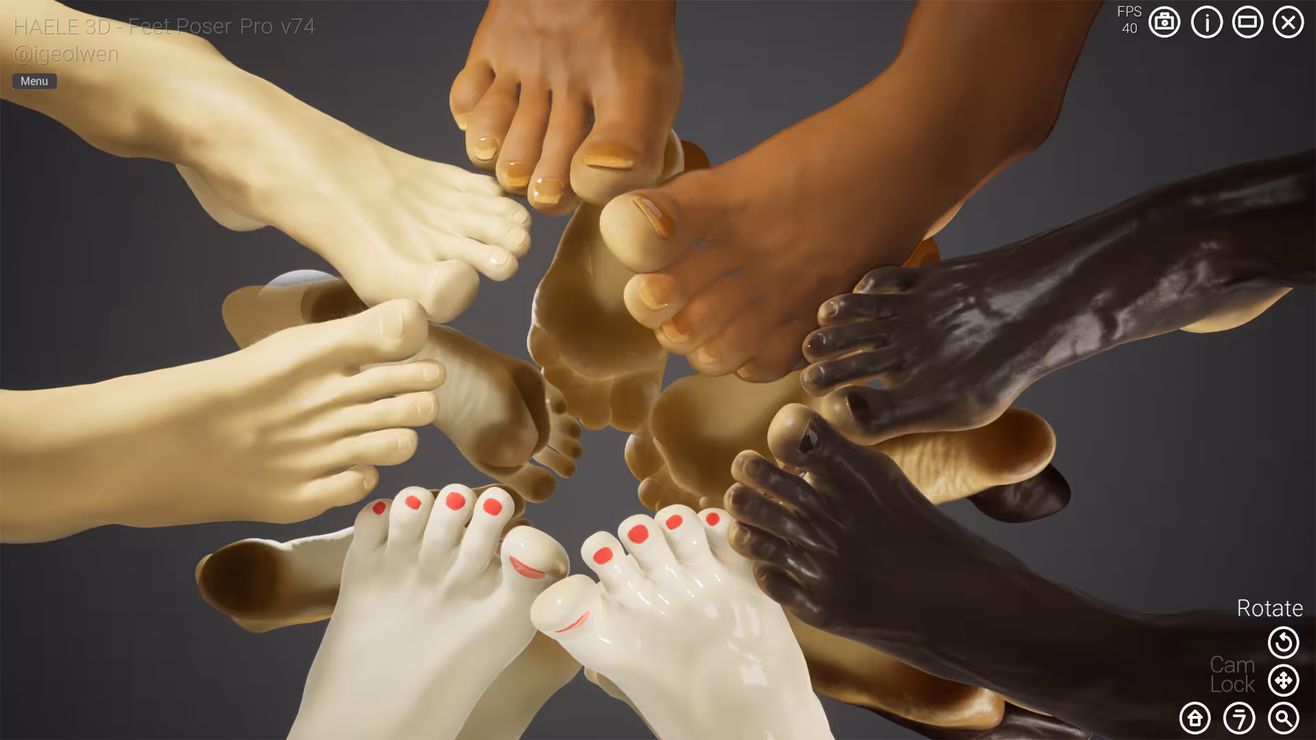 足部造型模拟器 - 专业版/HAELE 3D - Feet Poser Pro-4