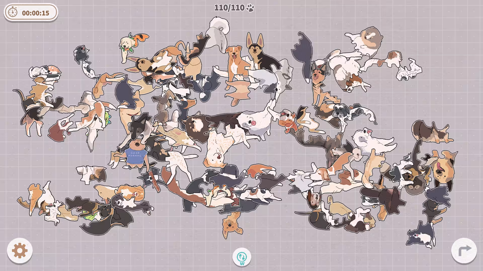 挤在一起的狗狗们/Dogs Huddled Together-2 挤在一起的狗狗们/Dogs Huddled Together-2