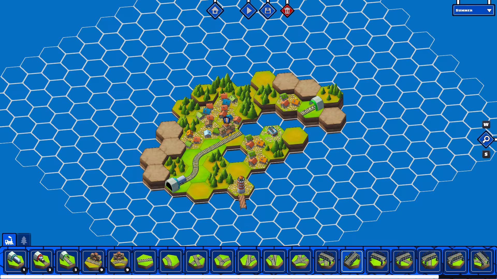 铁路群岛2/Railway Islands 2 - Puzzle-4 铁路群岛2/Railway Islands 2 - Puzzle-4