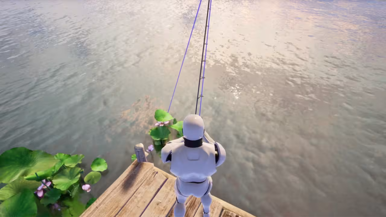 大明湖畔荷花钓鱼/Fishing at Lotus Lakes-4 大明湖畔荷花钓鱼/Fishing at Lotus Lakes-4