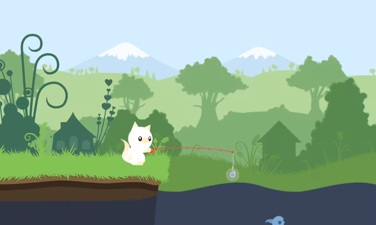 小猫钓鱼/Cat Goes Fishing-1 小猫钓鱼/Cat Goes Fishing-1