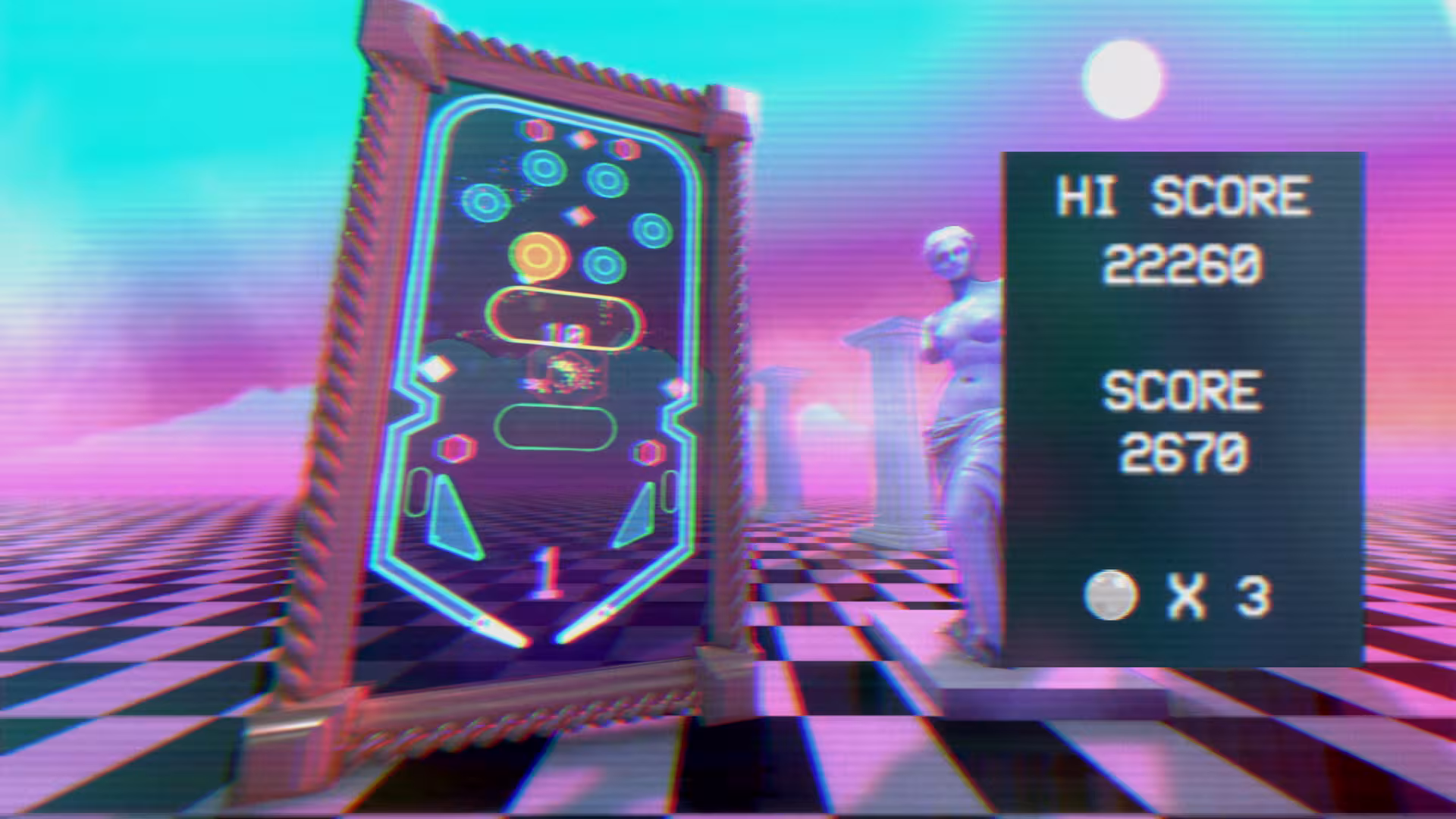 蒸汽波弹子球/Vaporwave Pinball-3 蒸汽波弹子球/Vaporwave Pinball-3