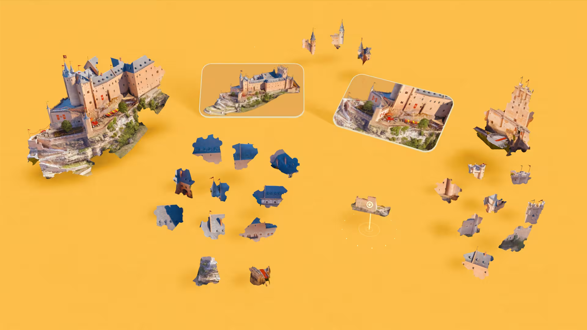 奇妙之地 - 3D 拼图模拟器/Puzzling Places - 3D Jigsaw Sim