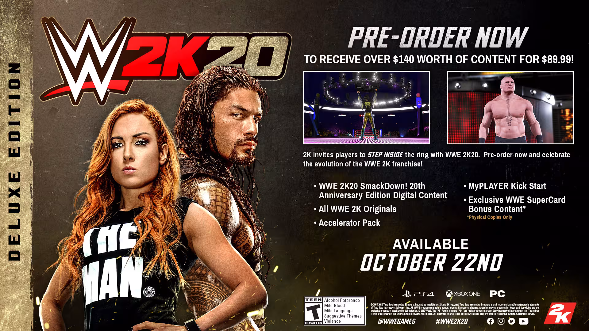 WWE 2K20/美国职业摔角联盟2K20