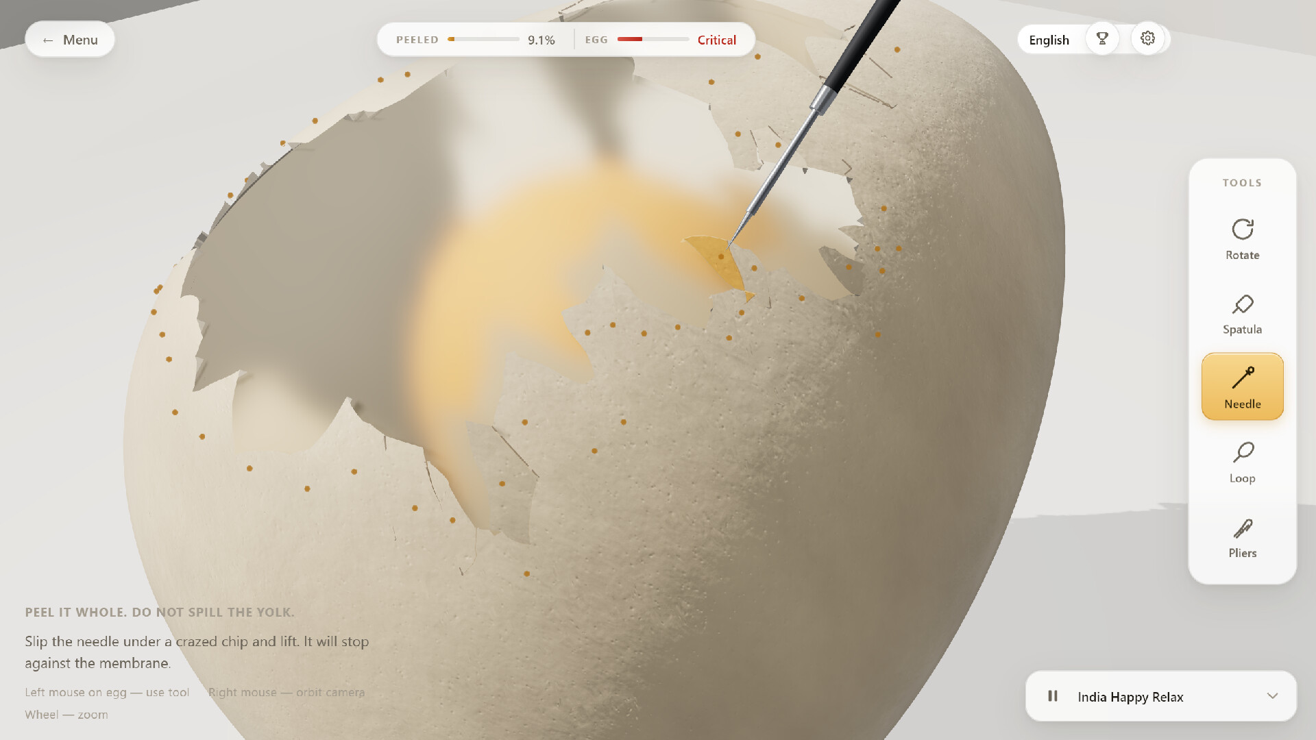 剥生鸡蛋/Raw Egg Peeling-2 剥生鸡蛋/Raw Egg Peeling-2