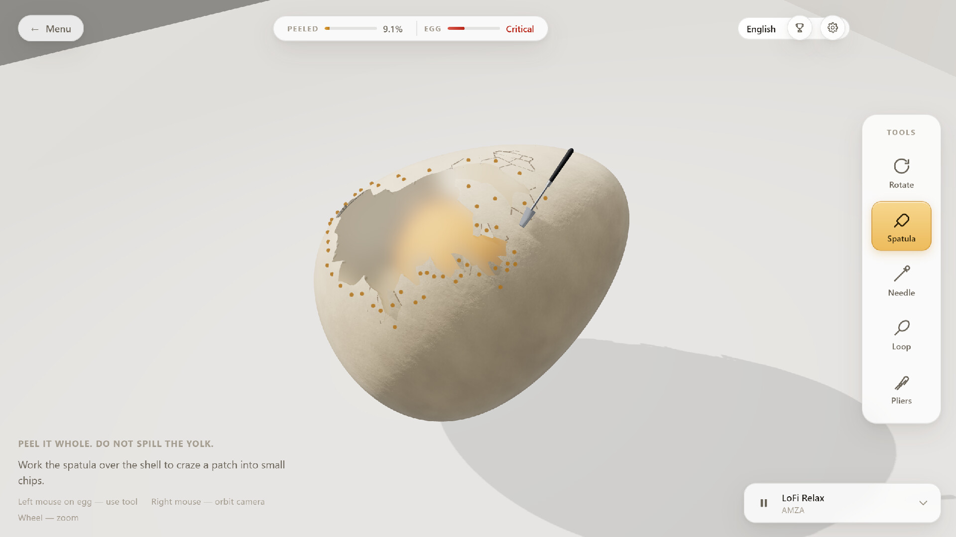 剥生鸡蛋/Raw Egg Peeling-5 剥生鸡蛋/Raw Egg Peeling-5