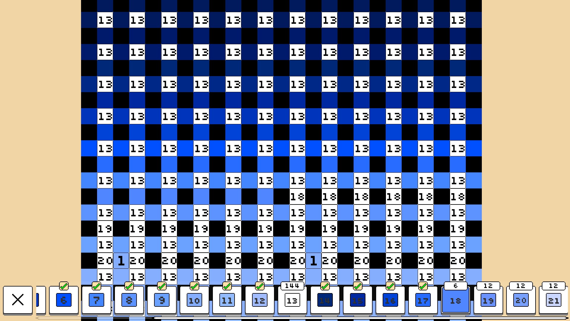 像素填色/Coloring Pixels-4 像素填色/Coloring Pixels-4