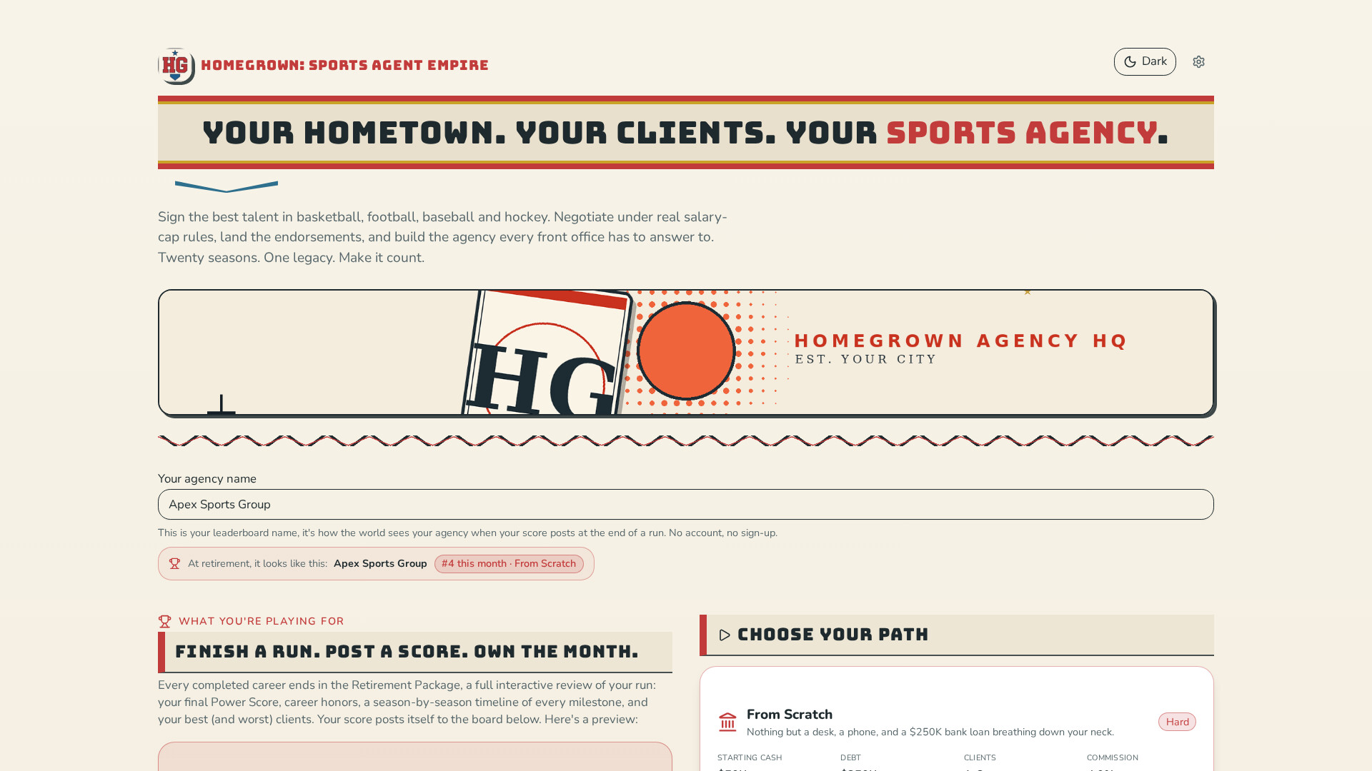 体育经纪人大亨/Homegrown: Sports Agent Empire-1