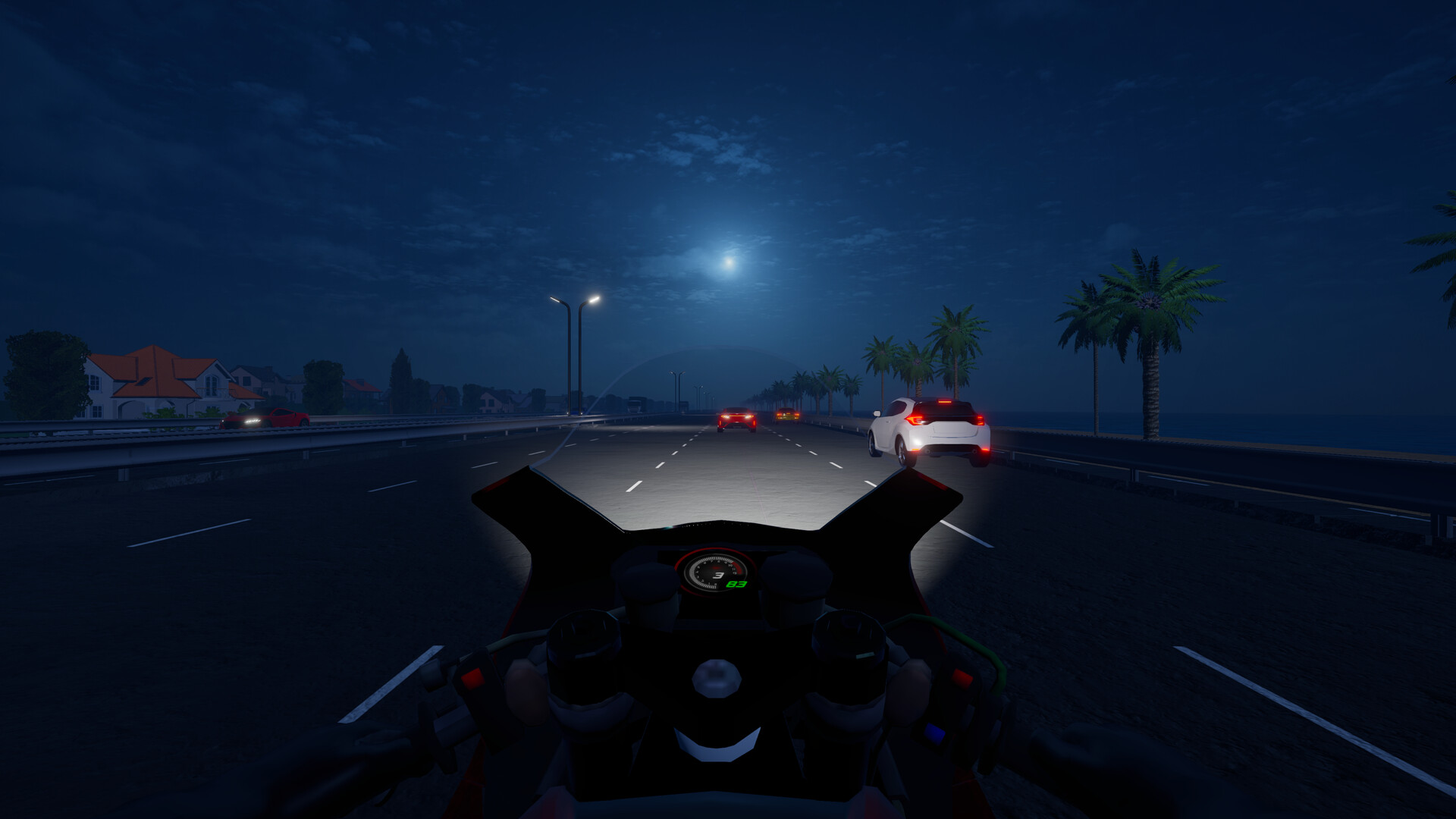 摩托车夜行/Motorcycle Night Ride-4