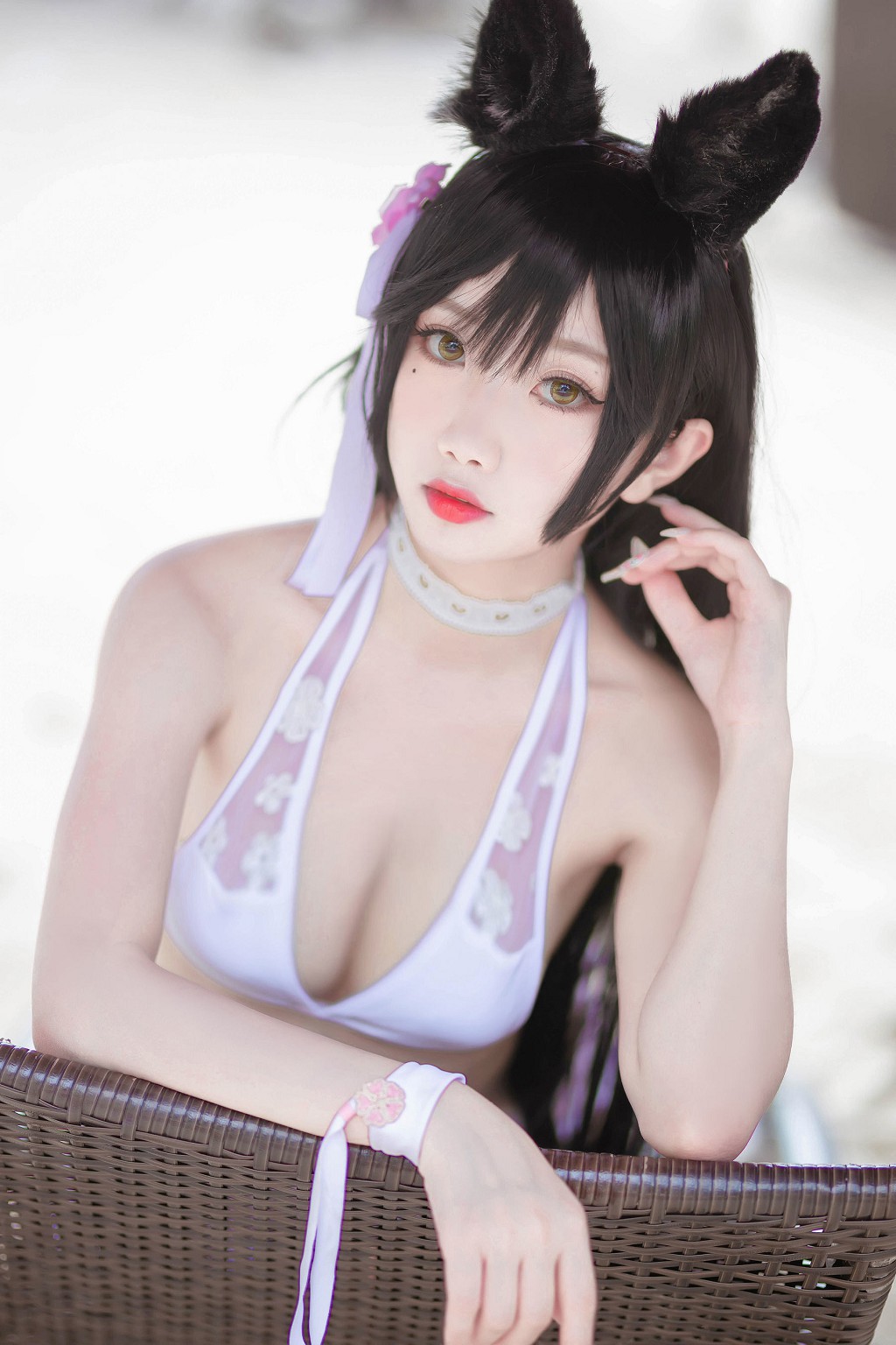 鬼畜瑶在不在w《泳装猫女外拍》 [COSPLAY福利] 写真集[17P]（4/17）