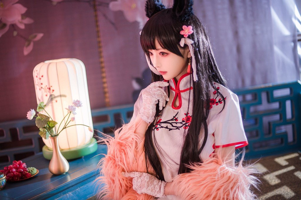 Shika小鹿鹿《爱宕旗袍》 [COSPLAY福利] 写真集[30P]（2/30）