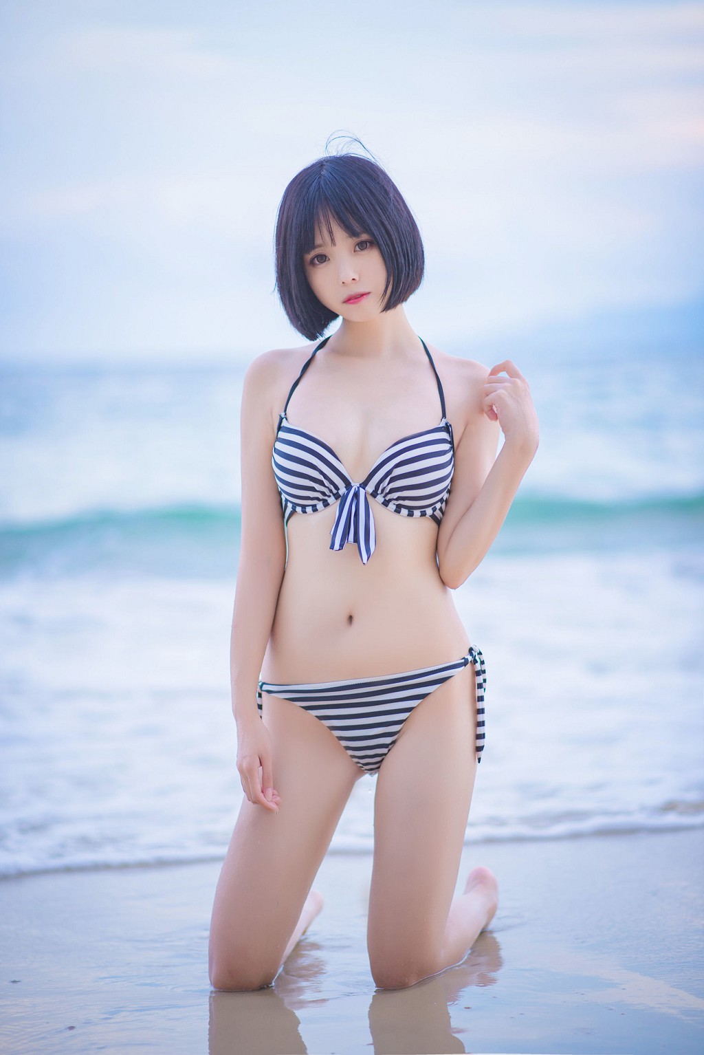 白金Saki《水着》 [性感COSPLAY福利] 写真集[27P]（3/27）