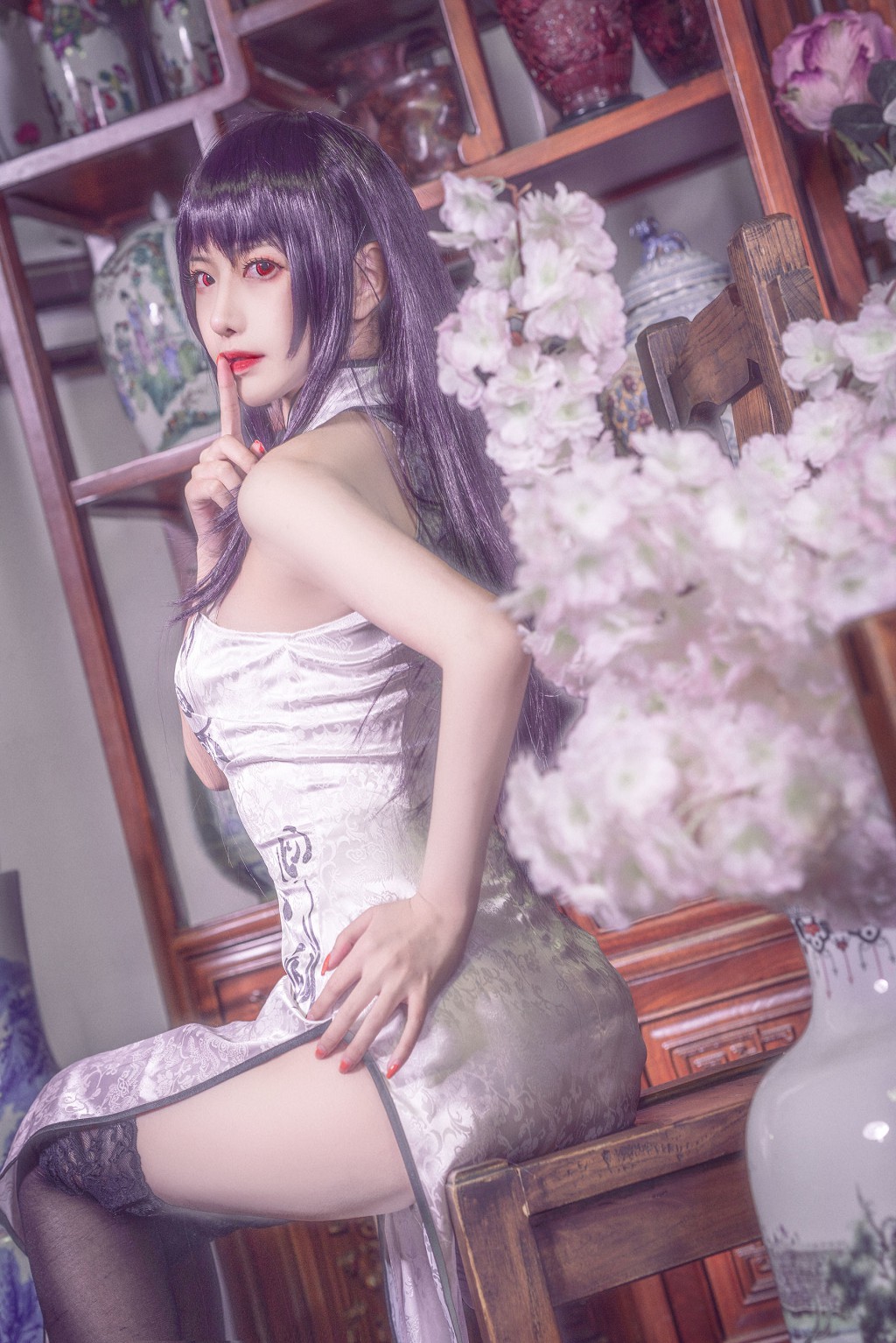 Shika小鹿鹿《学姐旗袍》 [Cosplay福利] 写真集[13P]（1/13）