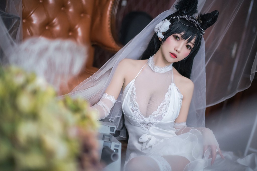 COSER鬼畜瑶《爱宕花嫁》 [Cosplay福利] 写真集[23P]（1/23）