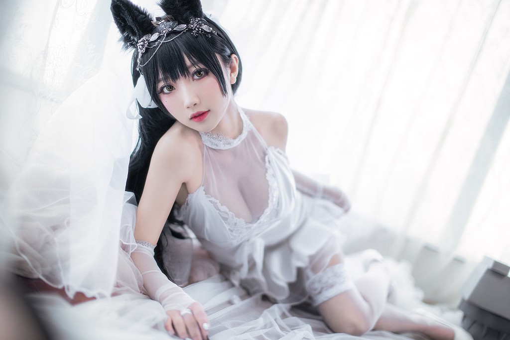 COSER鬼畜瑶《爱宕花嫁》 [Cosplay福利] 写真集[23P]（2/23）